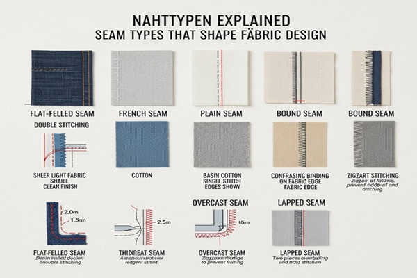 Nahttypen Explained: Seam Types That Shape Fabric Design