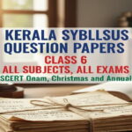 Kerala Syllabus Question Papers Class 6