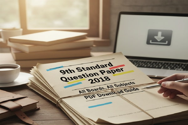 9th Standard Question Paper 2018