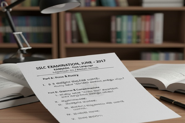 SSLC Kannada Question Paper 2017
