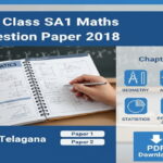 9th Class SA1 Maths Question Paper 2018
