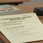 6th Class Social Studies Government Question Paper 2019