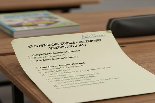 6th Class Social Studies Government Question Paper 2019