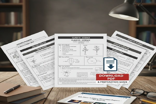 6th Class Science Question Paper 2018