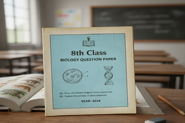 8th Class Biology Question Paper 2018