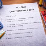9th Class Question Paper 2019