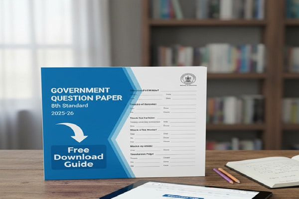 Government Question Paper for 8th Standard