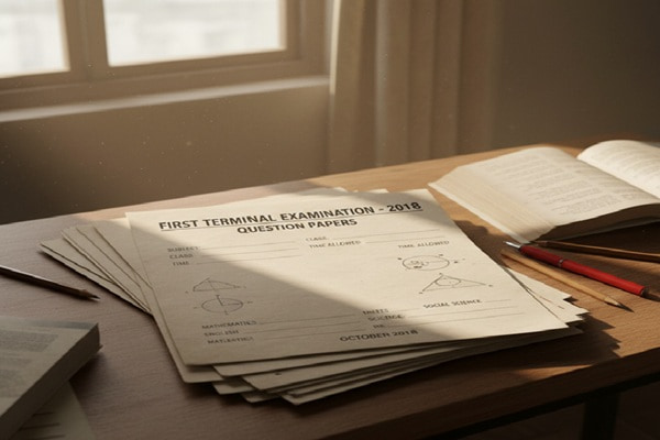 First Terminal Examination 2018 Question Papers