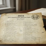 2018 Annual Exam Question Paper