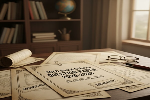 SSLC Social Science Question Papers 2025-26