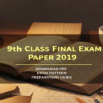 9th Class Final Exam Paper 2019