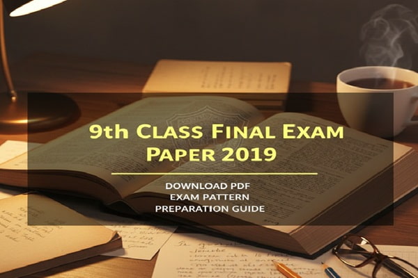 9th Class Final Exam Paper 2019