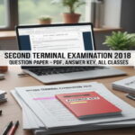 Second Terminal Examination 2018 Question Paper